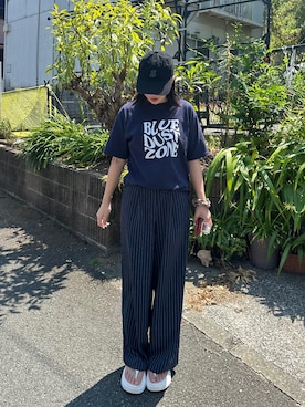 「アイテム（スラックス）」を使った、yuuna618さん（レディース・165cm・20代）の夏コーディネート