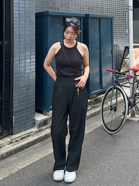 「アイテム（デジタル腕時計）」を使った、yuuna618さん（レディース・165cm・20代）の夏コーディネート