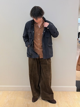 「NOLLEY’S（ノーリーズ）のアイテム」を使った、RYOUGAさん（メンズ・177cm）の春コーディネート