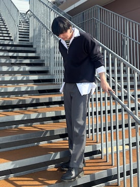 RYOUGAさん(メンズ・177cm)の冬コーディネート