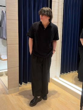 「NOLLEY’S（ノーリーズ）のアイテム」を使った、RYOUGAさん（メンズ・177cm）の春コーディネート