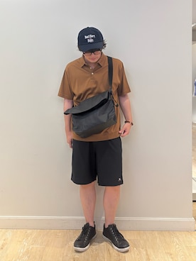 「NOLLEY’S（ノーリーズ）のアイテム（帽子）」を使った、RYOUGAさん（メンズ・177cm）の夏コーディネート