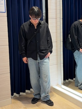 「NOLLEY’S（ノーリーズ）のアイテム」を使った、RYOUGAさん（メンズ・177cm）の夏コーディネート