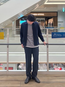 「アイテム（ジャケット/アウター）」を使った、RYOUGAさん（メンズ・177cm）の夏コーディネート