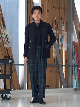 shunkobayashiさんの（JOHN SMEDLEY | ジョンスメドレー）を使ったコーディネート