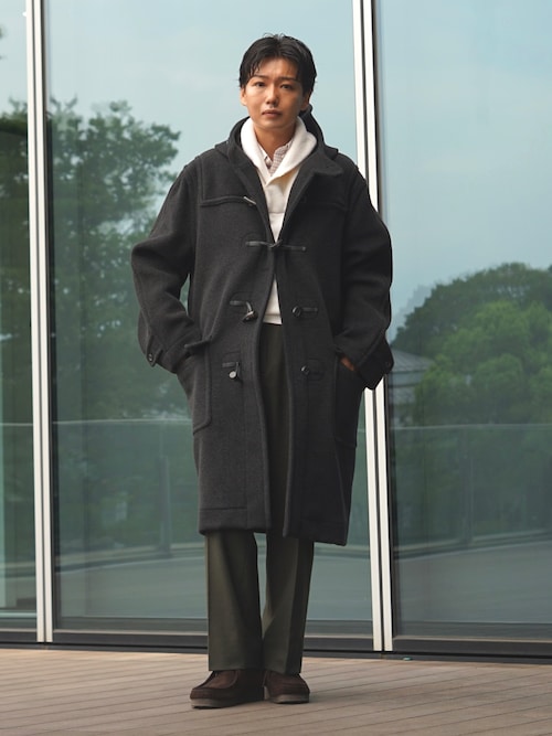 shunkobayashi(BEAMS MEN)｜INVERTEREのダッフルコートを使った