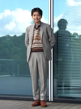 shunkobayashiさん（メンズ・171cm）の秋コーディネート