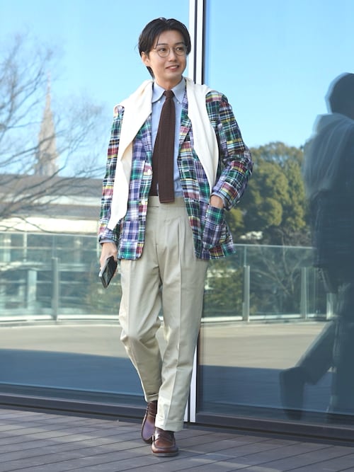 GRAN SASSO / コットン 12ゲージ クルーネック ニット（ニット