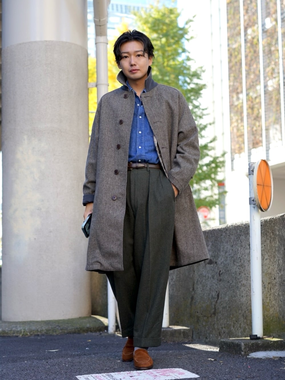 BRILLA per il gustoのステンカラーコートを使った人気ファッション