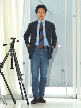 「RESOLUTE（リゾルト）のアイテム」を使った、shunkobayashiさん（メンズ・171cm）の夏コーディネート