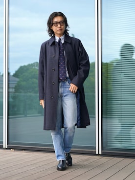 「アイテム（ドレスシューズ）」を使った、shunkobayashiさん（メンズ・171cm・30代）の秋コーディネート