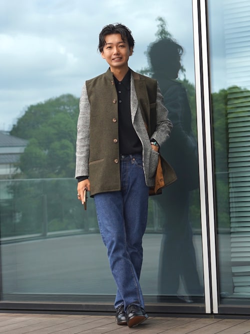 別注】CORDINGS / ウールツイード ベスト（ベスト）｜BEAMS F