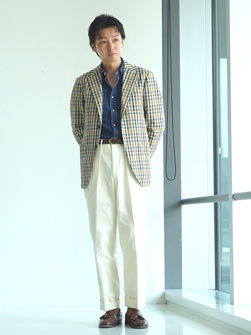 ORIAN（オリアン）の「ORIAN × BEAMS F / 別注 シャンブレー