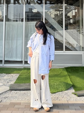 「アイテム（スウェットパンツ）」を使った、ayuriさん（レディース・158cm・20代）の秋コーディネート