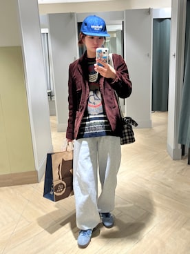 「アイテム（帽子）」を使った、ayuriさん（レディース・158cm・20代）の秋コーディネート