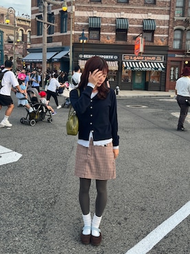 「Unblend（アンブレンド）のアイテム」を使った、ayuriさん（レディース・158cm）の秋コーディネート