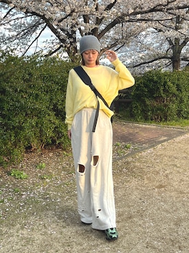 「COLONY 2139（コロニートゥーワンスリーナイン）のアイテム」を使った、ayuriさん（レディース・158cm）の春コーディネート