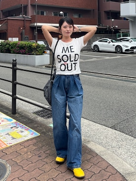 「CASIO（カシオ）のアイテム（腕時計）」を使った、ayuriさん（レディース・158cm）の春コーディネート