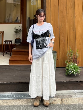 「common gull products.（コモンガルプロダクツ）のアイテム」を使った、ayuriさん（レディース・158cm）の春コーディネート