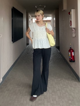 「STANDOIL（スタンドオイル）のアイテム」を使った、ayuriさん（レディース・158cm）の夏コーディネート