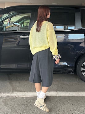 「アイテム（シュシュ）」を使った、ayuriさん（レディース・158cm）の秋コーディネート