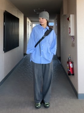 「COLONY 2139（コロニートゥーワンスリーナイン）のアイテム」を使った、ayuriさん（レディース・158cm）の冬コーディネート