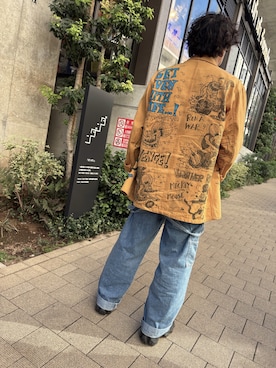 「アイテム（サロペット/オーバーオール）」を使った、おーるどファッション2024さん（メンズ・175cm）の秋コーディネート