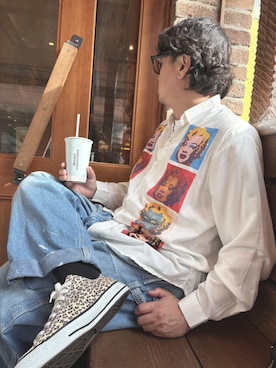 「アイテム（スニーカー、その他）」を使った、おーるどファッション2024さん（メンズ・175cm）の秋コーディネート