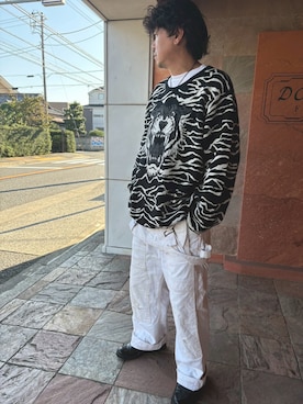 「アイテム（サロペット/オーバーオール）」を使った、おーるどファッション2024さん（メンズ・175cm）の秋コーディネート