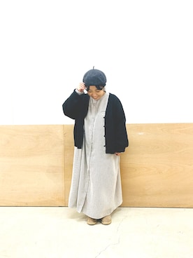 「TSUHARU by Samansa Mos2（ツハルバイサマンサモスモス）のアイテム（帽子）」を使った、イトウさん（レディース・146cm）の秋コーディネート