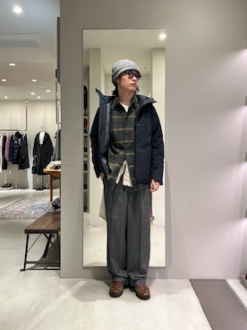 「アイテム（その他アウター）」を使った、tkoさん（メンズ・174cm）の秋コーディネート