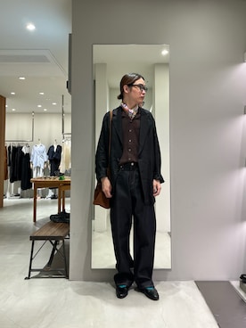 「URBAN RESEARCH（アーバンリサーチ）のNOCHINO OPTICAL　EXCLUSIVE NOCHINO（メガネ、グレー系）」を使った、tko(オッチー)さん（メンズ・174cm）の夏コーディネート