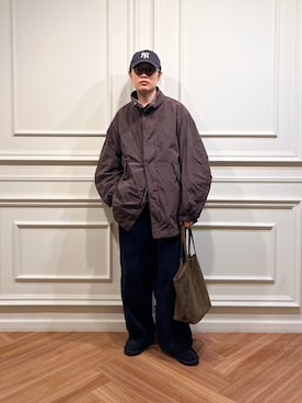 「アイテム（モッズコート）」を使った、tkoさん（メンズ・174cm）の秋コーディネート
