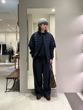 「アイテム（ニットキャップ/ビーニー）」を使った、tkoさん（メンズ・174cm・20代）の冬コーディネート