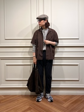 「Gramicci（グラミチ）の『別注』Gramicci　MINOTECH STRETCH PANTS（その他パンツ）」を使った、tkoさん（メンズ・174cm）の夏コーディネート