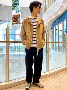 「URBAN RESEARCH Sonny Label（アーバンリサーチサニーレーベル）のアイテム（マウンテンパーカー）」を使った、tkoさん（メンズ・174cm）の秋コーディネート