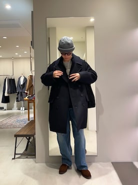 「冬アウター」｜「アイテム（その他アウター）」を使った、tkoさん（メンズ・174cm）の冬コーディネート