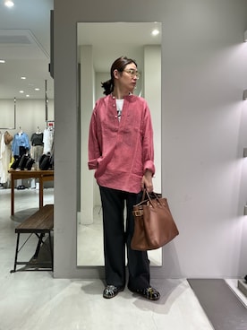 「URBAN RESEARCH（アーバンリサーチ）のCOTTON PAN　朝食を（Tシャツ/カットソー、ホワイト系）」を使った、tko(オッチー)さん（メンズ・174cm）の夏コーディネート
