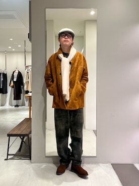 「guepard（ギュパール）のアイテム」を使った、tkoさん（メンズ・174cm）の冬コーディネート