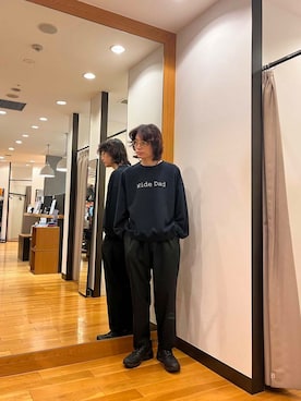「運動会コーデ」｜「アイテム（スウェット）」を使った、tkoさん（メンズ・174cm）の秋コーディネート
