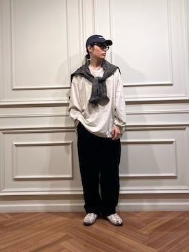 「アイテム（帽子）」を使った、tkoさん（メンズ・174cm・20代）の秋コーディネート