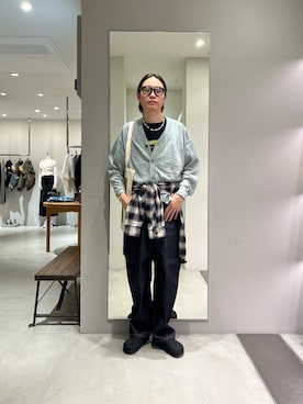 「URBAN RESEARCH（アーバンリサーチ）のアイテム（メガネ）」を使った、tko(オッチー)さん（メンズ・174cm）の秋コーディネート