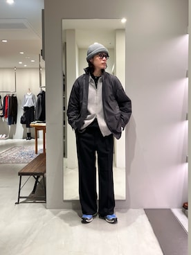 「アイテム（ニットキャップ/ビーニー）」を使った、tkoさん（メンズ・174cm・20代）の秋コーディネート