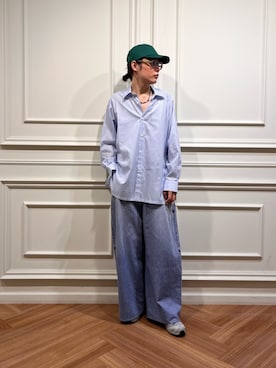 「秋服」｜「アイテム（帽子）」を使った、tkoさん（メンズ・174cm）の秋コーディネート