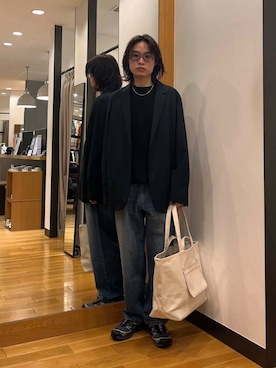 「knit」｜tkoさん（メンズ・174cm）の冬コーディネート