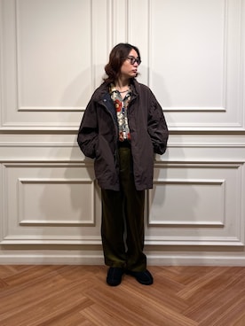 「アイテム（スリッポン）」を使った、tkoさん（メンズ・174cm）の秋コーディネート