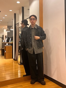 「URBAN RESEARCH（アーバンリサーチ）のアイテム（デニムジャケット）」を使った、tkoさん（メンズ・174cm）の秋コーディネート