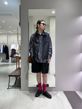 「THOMAS MASON（トーマス メイソン）のアイテム」を使った、tko(オッチー)さん（メンズ・174cm）の春コーディネート