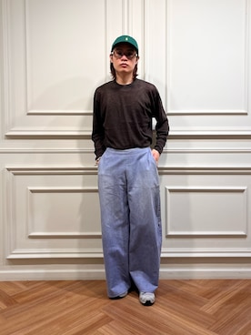 「秋服」｜「アイテム（帽子）」を使った、tkoさん（メンズ・174cm）の秋コーディネート