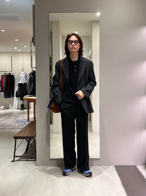 crepuscule　H-G Knit Shirts black セール】『別注』crepuscule×URBAN RESEARCH H-G Knit Shirts（ニット